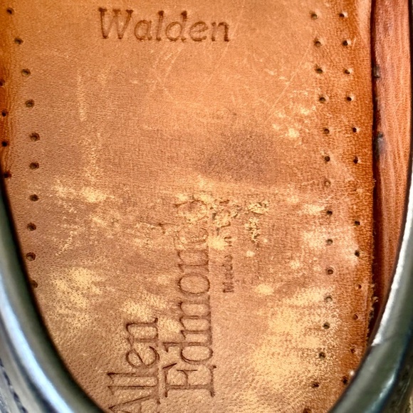 Allen Edmonds Walden Loafers | Black Leather Penny Loafers | Size 9.5 - Picture 10 of 11